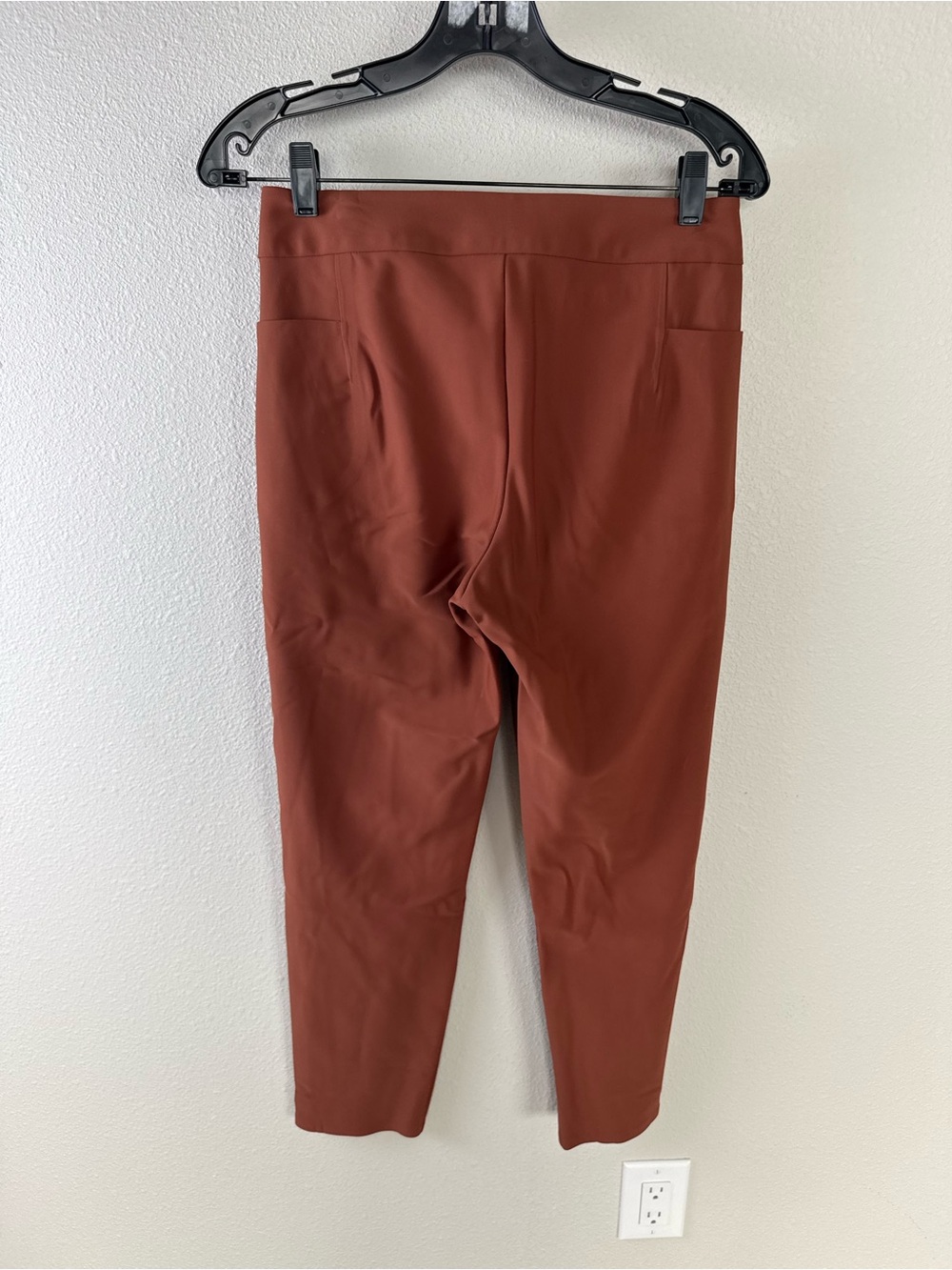ATHLETA Stellar Skinny Trouser Pants Ancient Mahogany Rust Casual Women’s Size 4 - Picture 7 of 11
